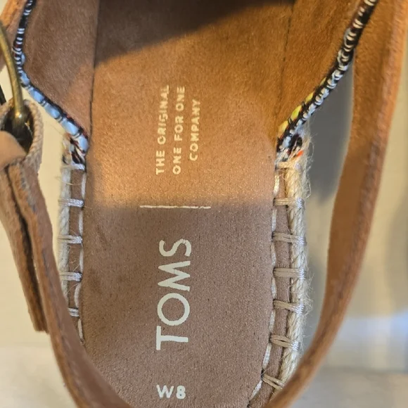 Toms Multicolor Woven Espadrille Wedges - Picture 7 of 15